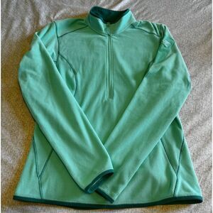 Arc'teryx Size XS Delta LT Jacket Textured Waffle Knit Fleece Women Aqua